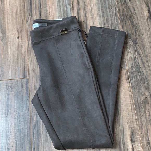 Calvin Klein Stretch suede pants - Picture 6 of 6